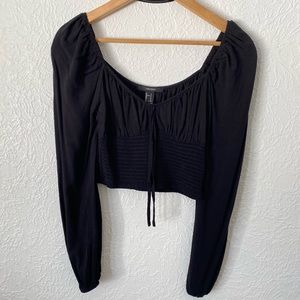 Black Crop Top
